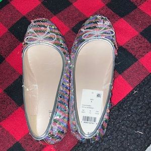 Girls new sparkle dress shoes